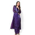 Kellpar  Purple Long Kurti with Trouser