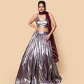 Kellpar Silver Shimmer Lehenga Set