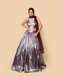 Kellpar Silver Shimmer Lehenga Set