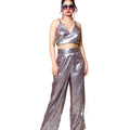 Kellpar  Shimmer Trouser with Back Tie