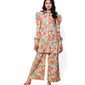 Kellpar  Floral Shirt Kurti with Trouser