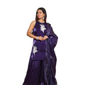 Kellpar Stunning Purple Patch Sharara Suit with Dupatta