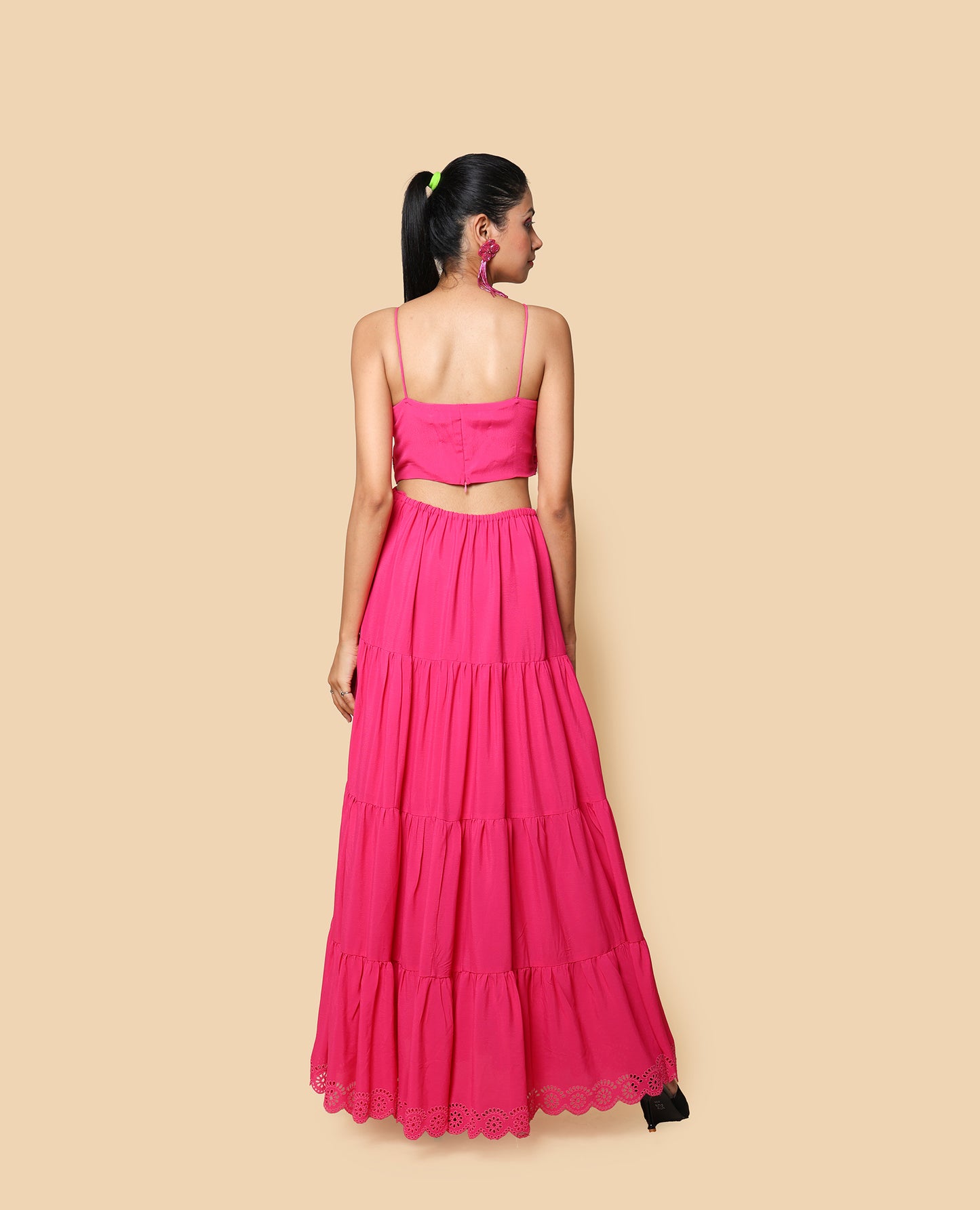 Kellpar Hot Pink Vacay Maxi Dress