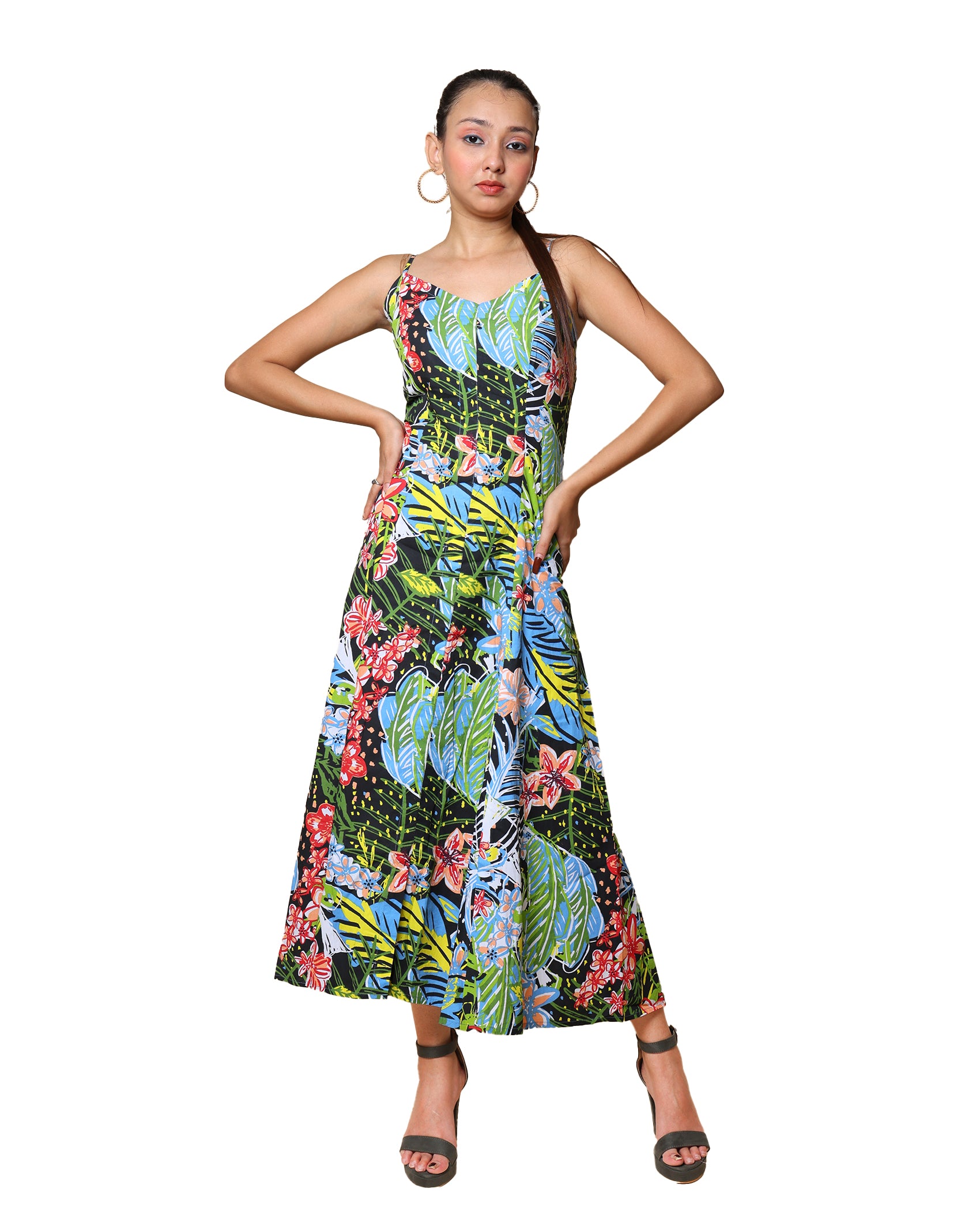 Kellpar Flared Maxi Dress