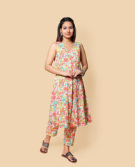 Kellpar Floral Kurti with Trouser