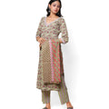 Kellpar Cotton Kurti Set with Pant and Dupatta