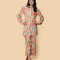 Kellpar  Floral Shirt Kurti with Trouser