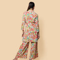 Kellpar Floral Collar Kurti with Trouser