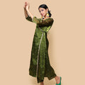 Kellpar  Embroidery Angrakha A-Line Kurti with Pant