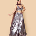 Kellpar Silver Shimmer Lehenga Set