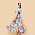 Kellpar Multi-Color Floral Maxi Dress