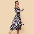 Kellpar Black Floral Maxi Dress