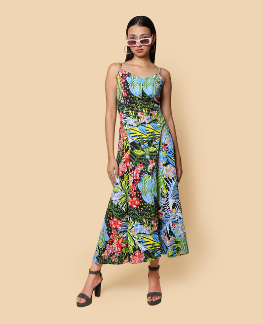 Kellpar Flared Maxi Dress