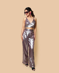 Kellpar  Shimmer Trouser with Back Tie