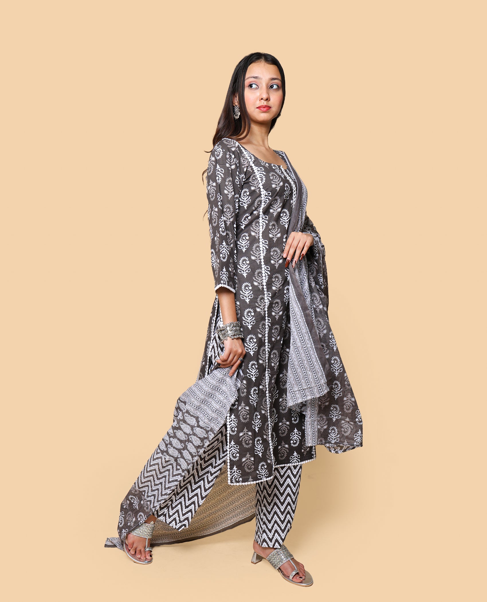 Kellpar  Cotton Kurti Set