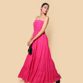 Kellpar Hot Pink Vacay Maxi Dress