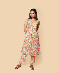 Kellpar Floral Kurti with Trouser