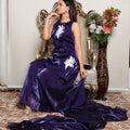 Kellpar Stunning Purple Patch Sharara Suit with Dupatta