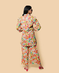 Kellpar  Floral Shirt Kurti with Trouser