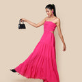 Kellpar Hot Pink Vacay Maxi Dress