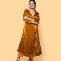 Kellpar  Embroidery Angrakha A-Line Kurti with Pant