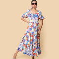 Kellpar Multi-Color Floral Maxi Dress