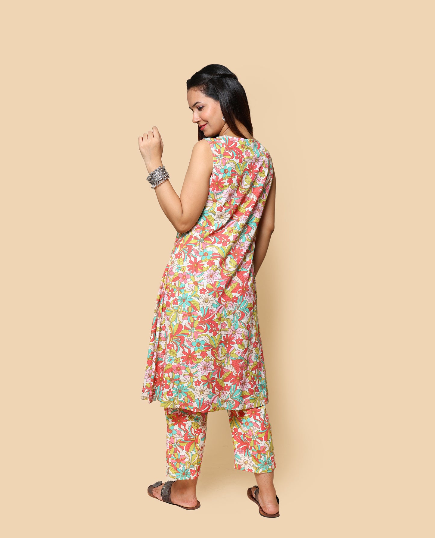 Kellpar Floral Kurti with Trouser