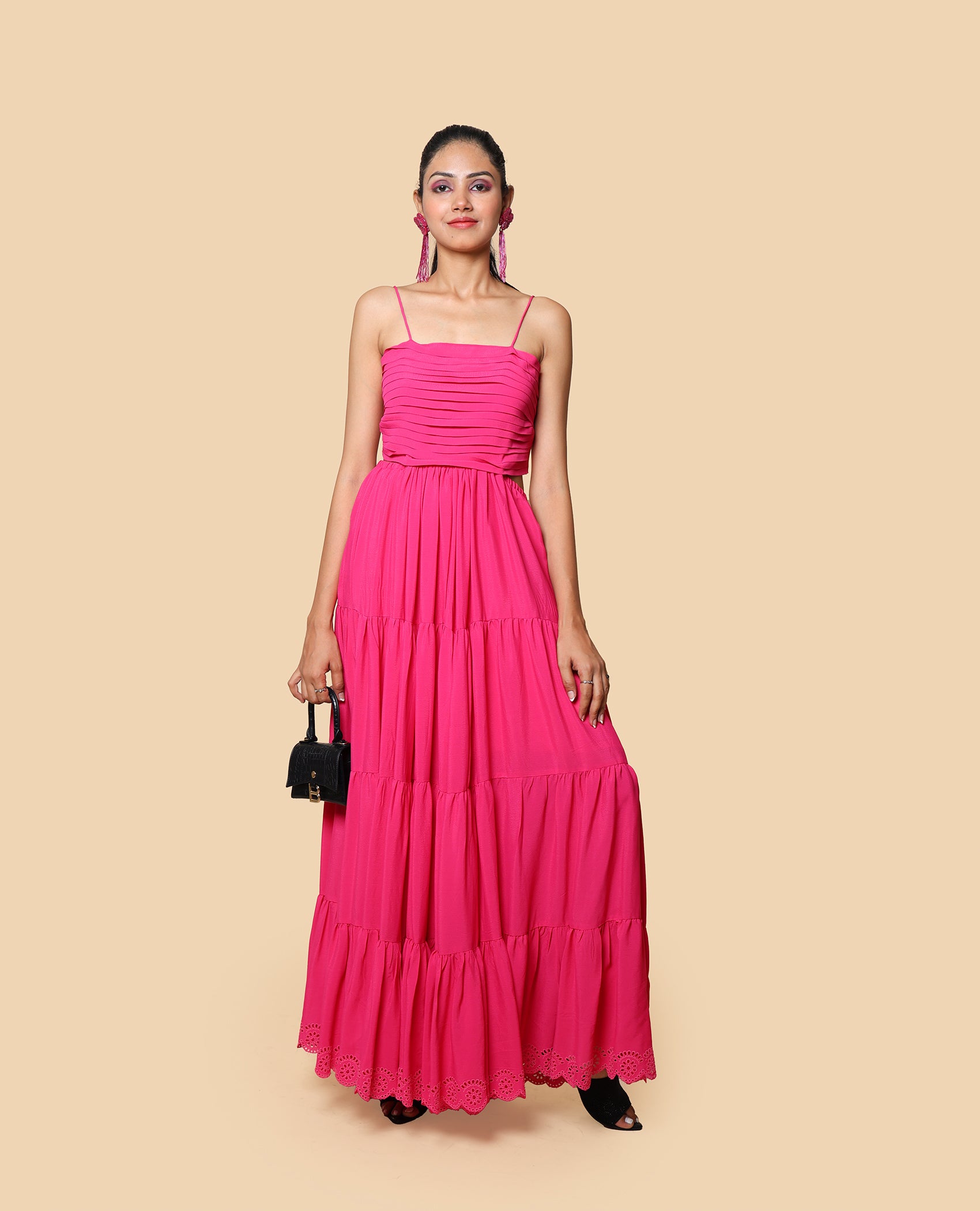 Kellpar Hot Pmaxiink Maxi Vacay Dress