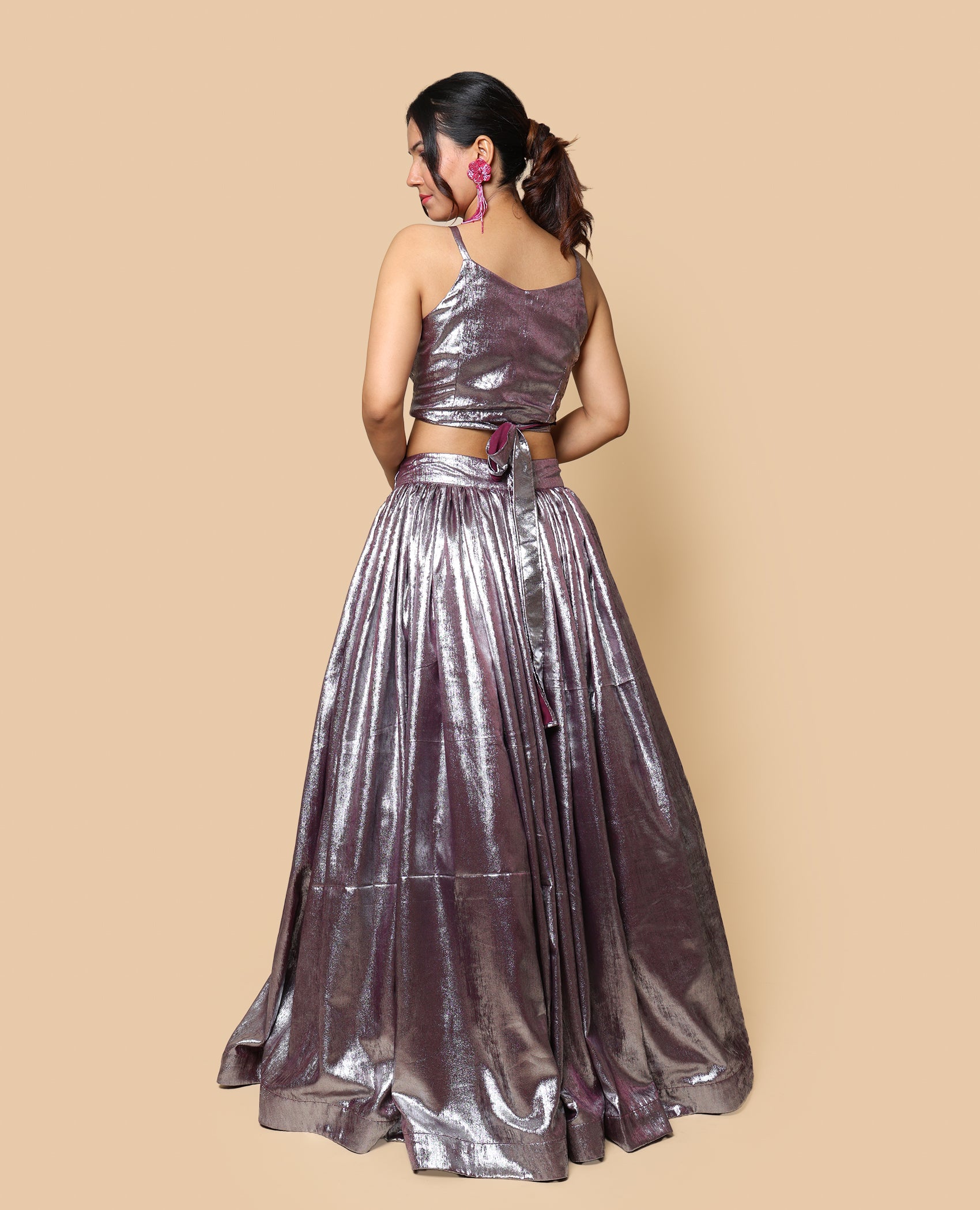 Kellpar Silver Shimmer Lehenga Set