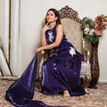 Kellpar Stunning Purple Patch Sharara Suit with Dupatta