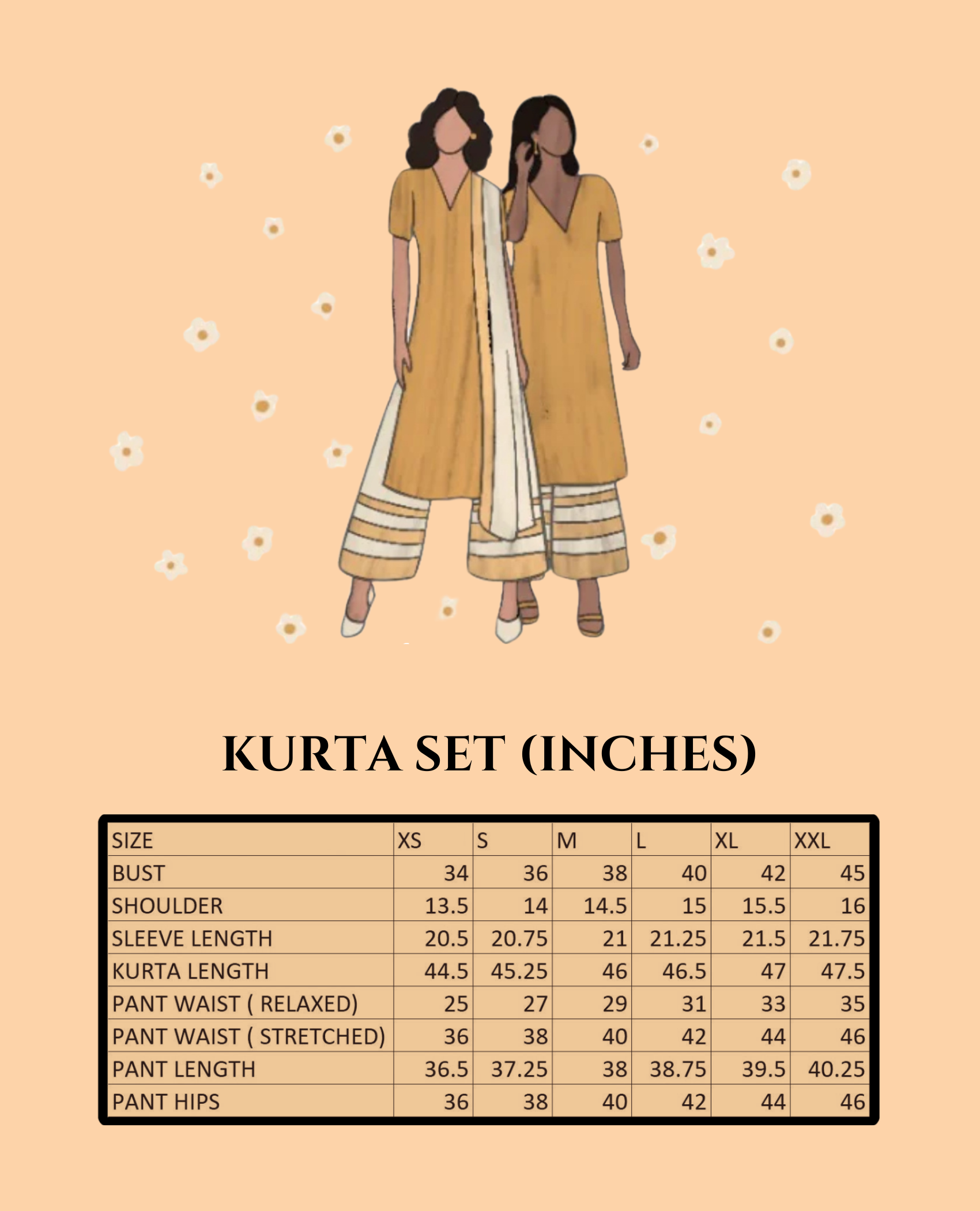 Kellpar Brown Cotton Kurti with Trousers