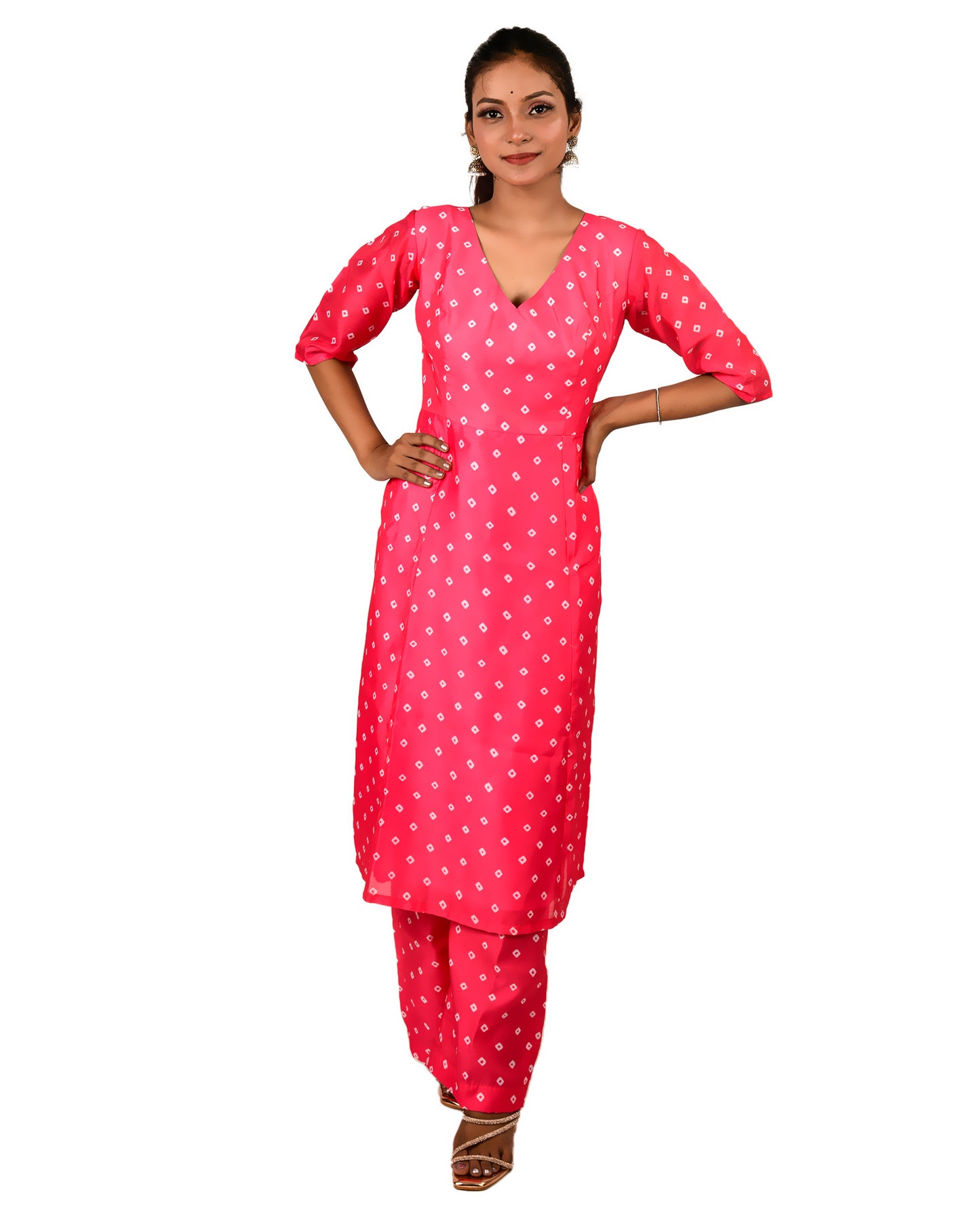 KELLPAR HIGH SLIT KURTI WITH TROUSER