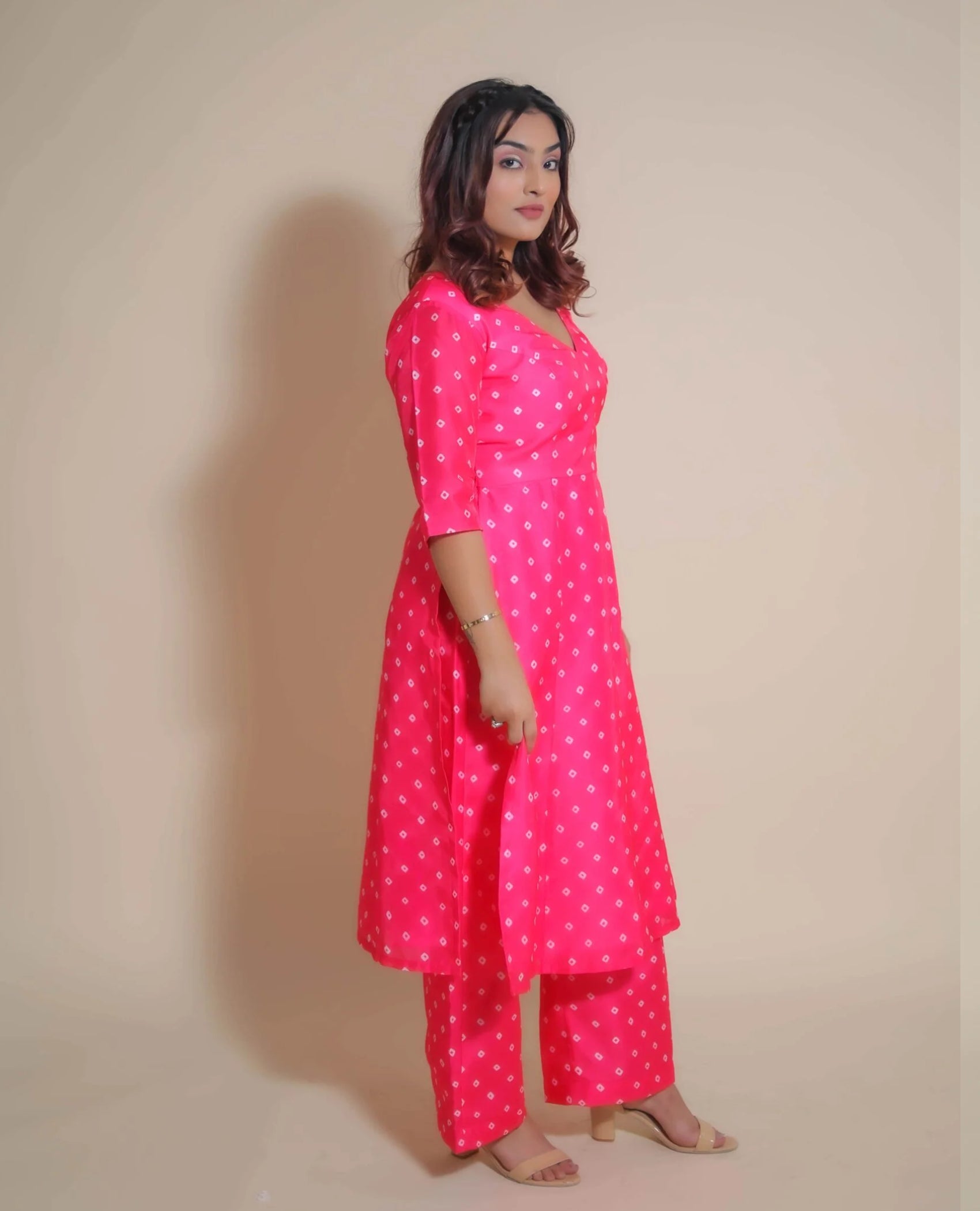 KELLPAR HIGH SLIT KURTI WITH TROUSER