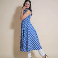 KELLPAR COTTON FLARED KURTI WITH PANT