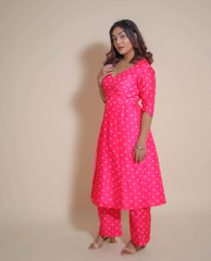 KELLPAR HIGH SLIT KURTI WITH TROUSER