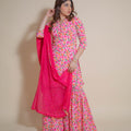 KELLPAR THREE PIECE SHARARA SET