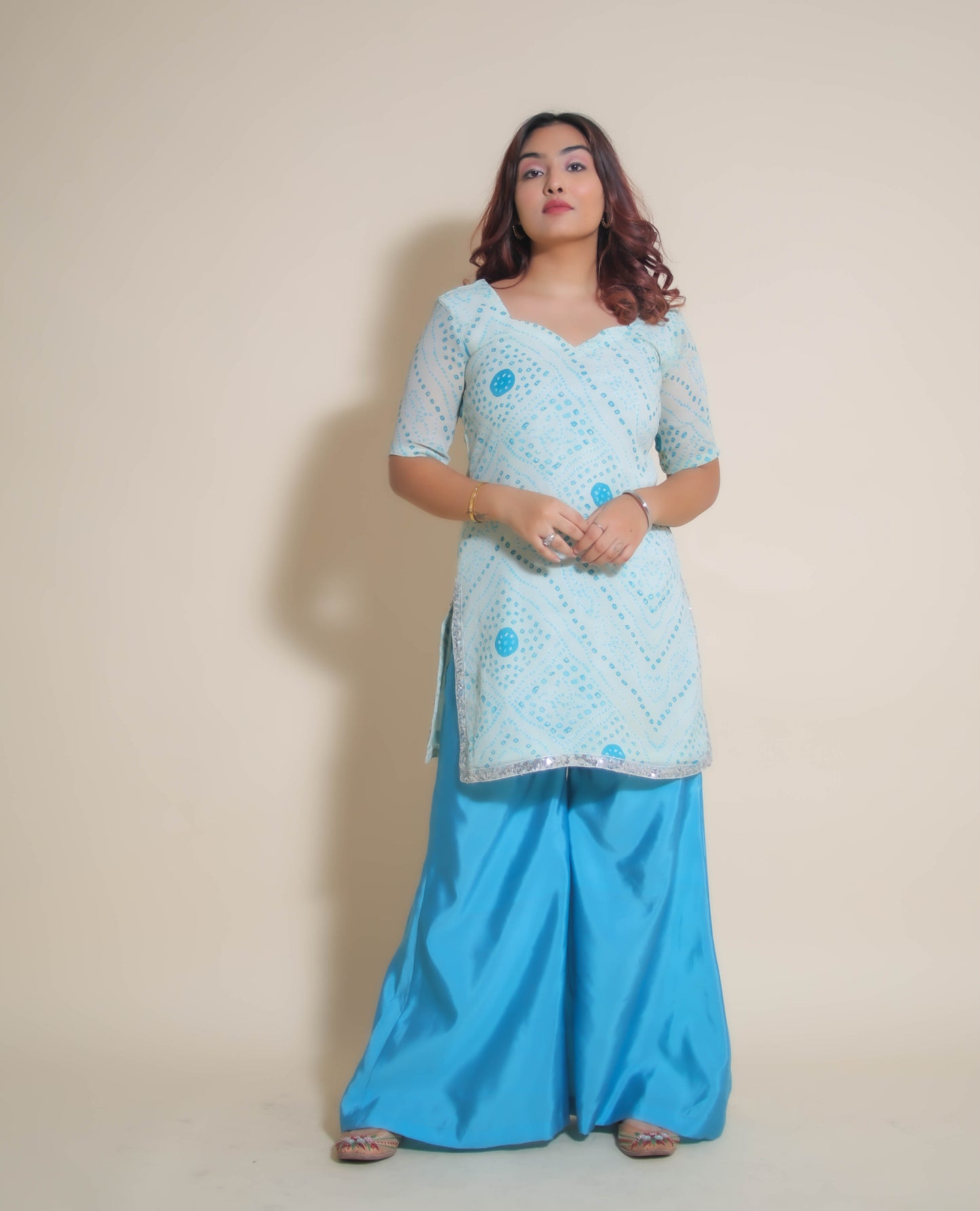 KELLPAR KURTI WITH TROUSER