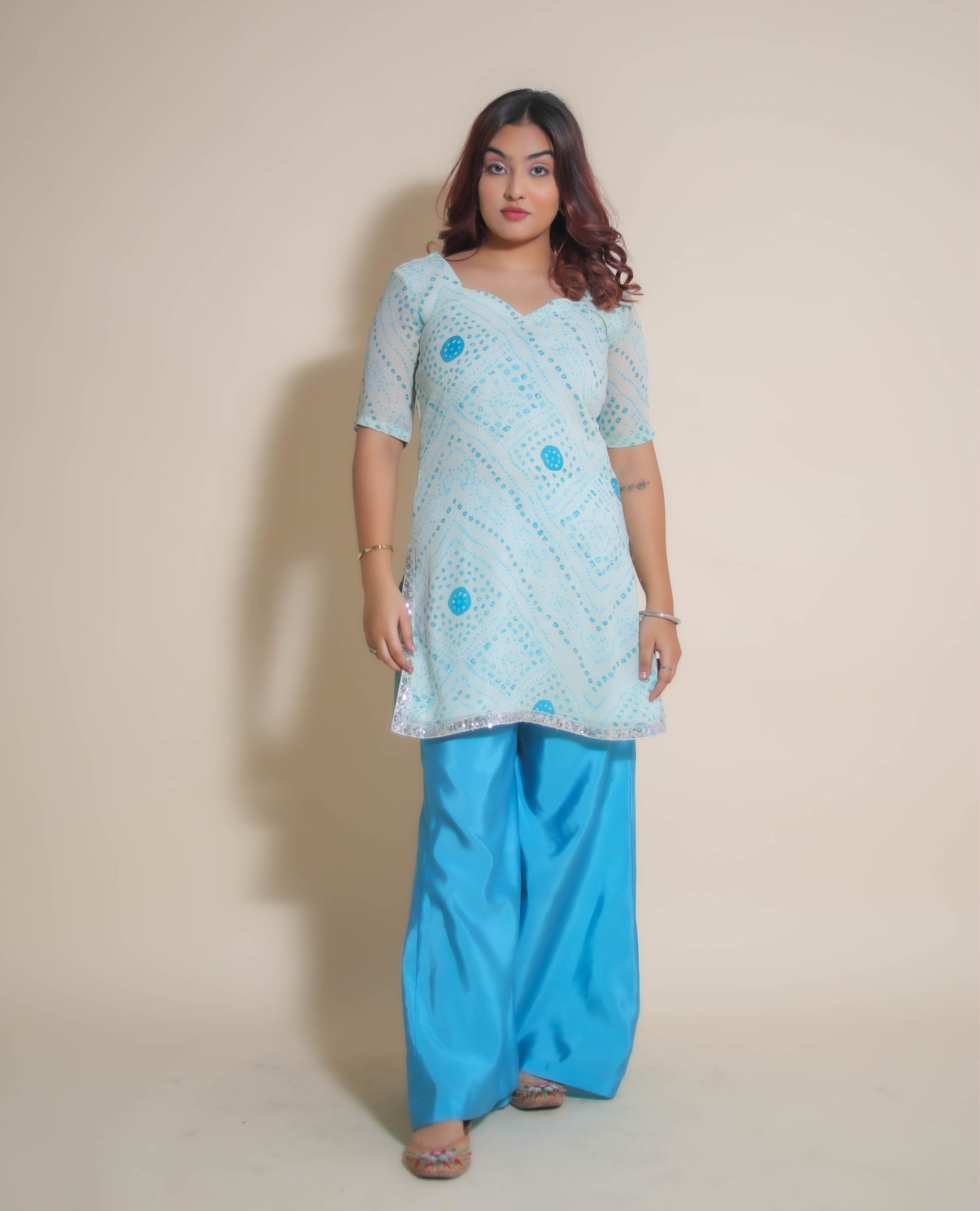 KELLPAR KURTI WITH TROUSER