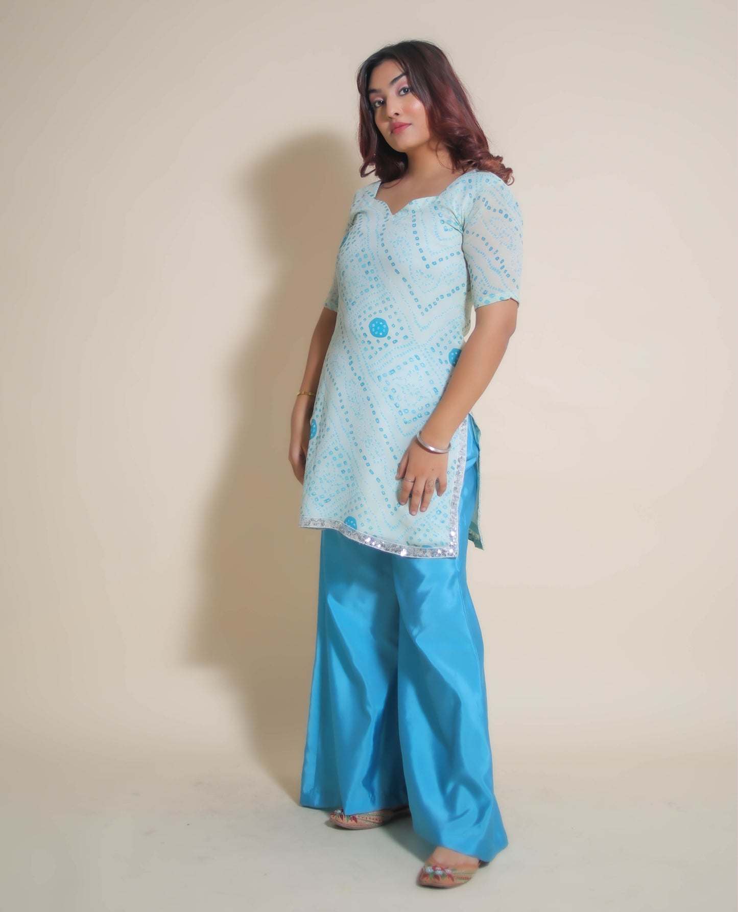 KELLPAR KURTI WITH TROUSER