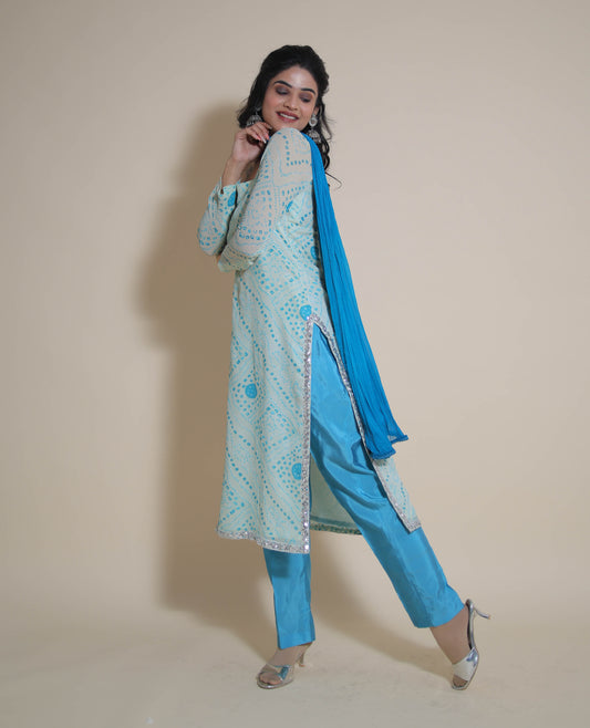 KELLPAR LONG KURTI WITH PANT