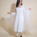 KELLPAR LONG WHITE KURTI