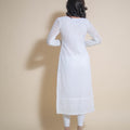 KELLPAR LONG WHITE KURTI