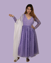 KELLPAR  FEOCK KURTI SET WITH DUPATTA