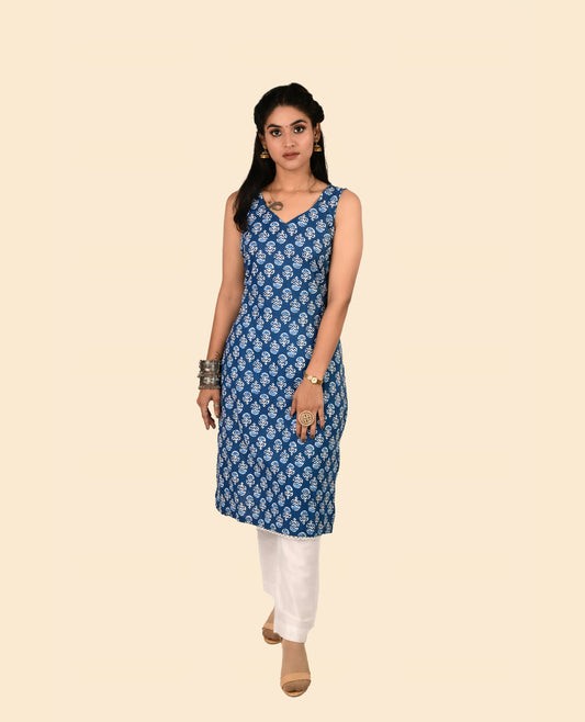 KELLPAR KURTI WITH TROUSER