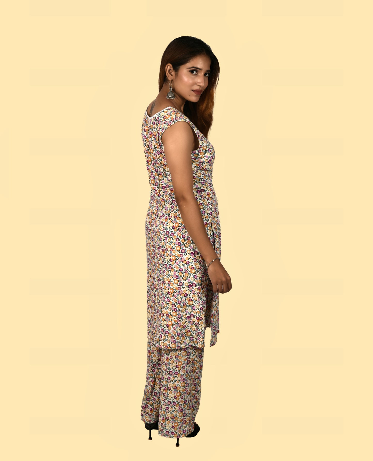 KELLPAR KURTI WITH TROUSER