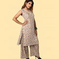 KELLPAR KURTI WITH TROUSER