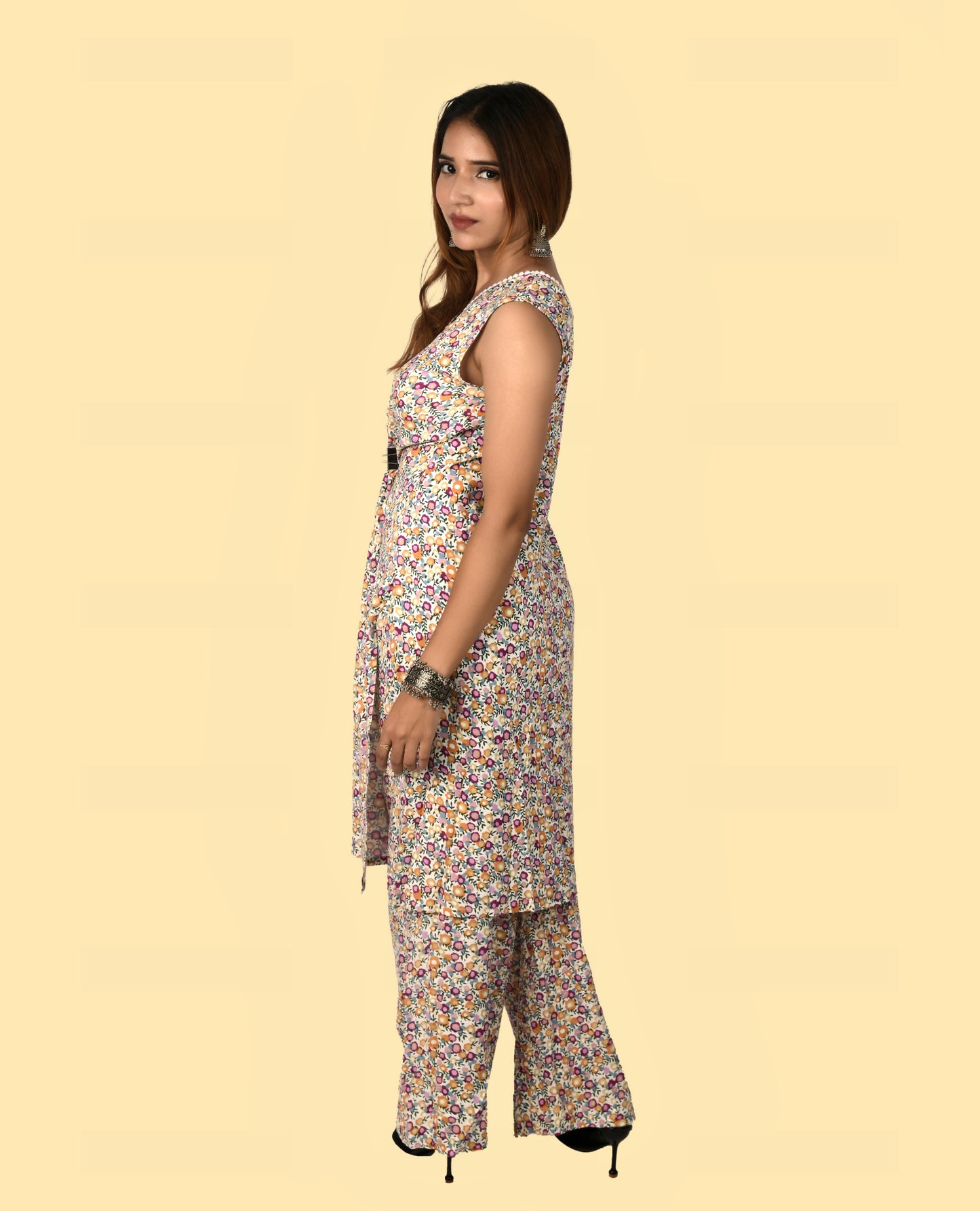 KELLPAR KURTI WITH TROUSER