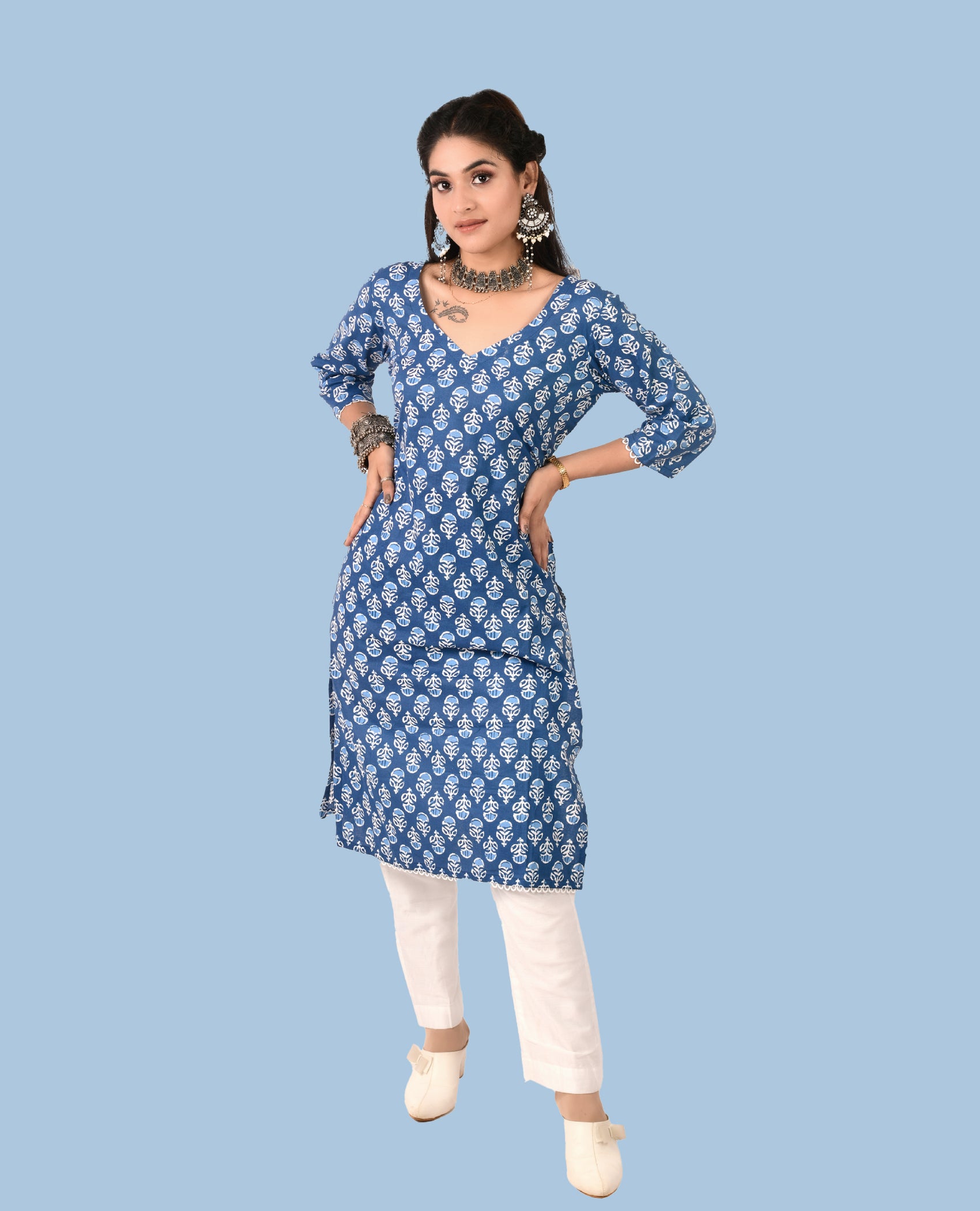 KELLPAR Kurti With Trouser