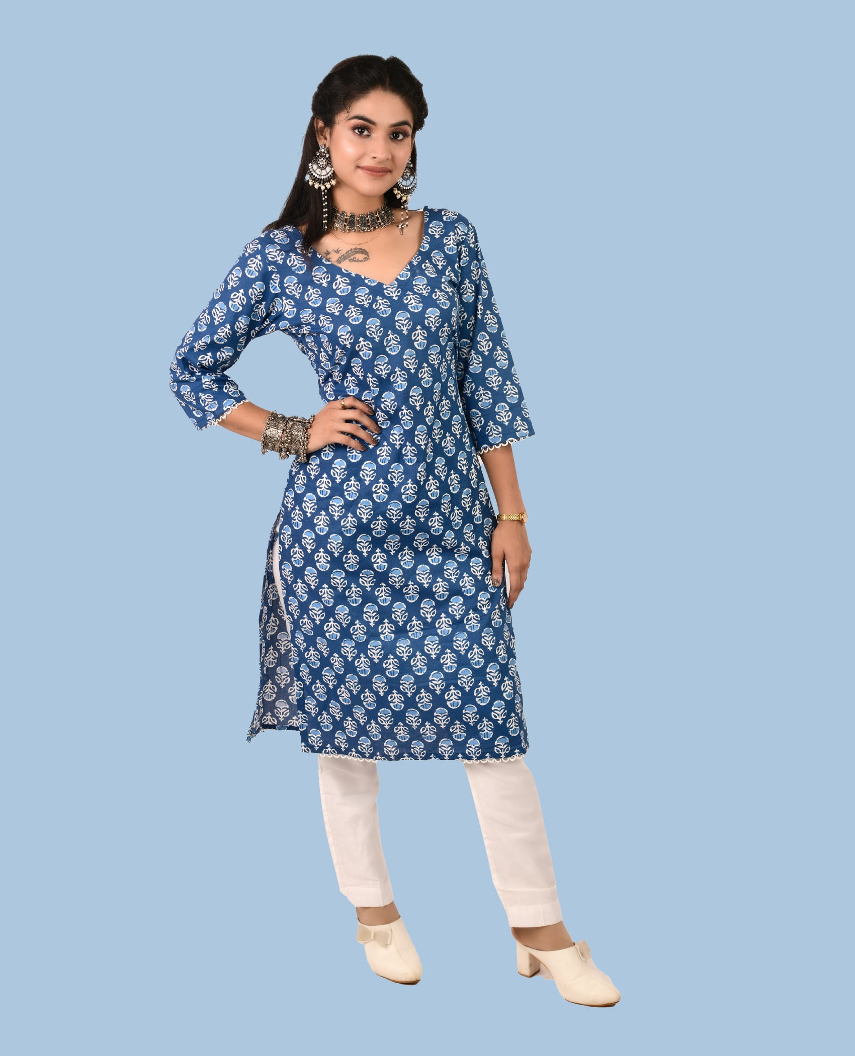 KELLPAR Kurti With Trouser