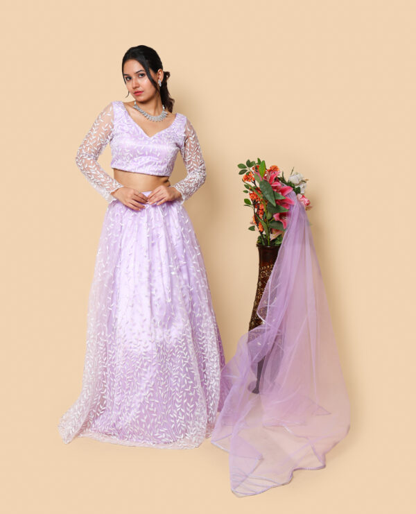Pink Lehnga - Image 2